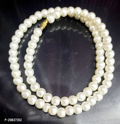 white agate moti mala-thumb2