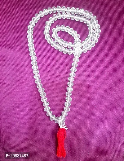 sphatik diamond cut mala