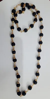 gold plated rudraksha mala-thumb2