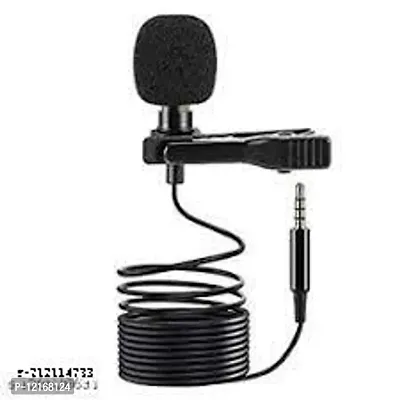 AJ Mobiles  Accessories Collar Mic for YouTube Grade Lavalier Microphone Omnidirectional with Easy Clip On System &shy; Perfect for Recording Voice/Interview/Video Conference/Podcast/i-Phone/Android Wire-thumb0