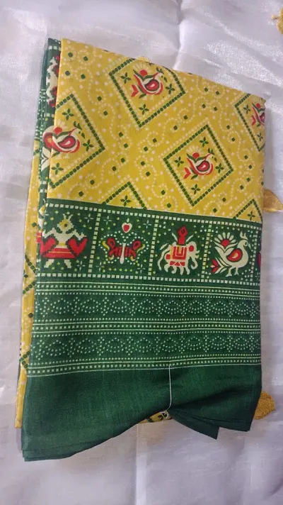 Beautiful Silk Bandhani Saree with Blouse piece