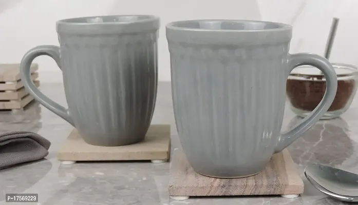 Trunkin' Gray Ceramic Mug Set of 2-thumb0