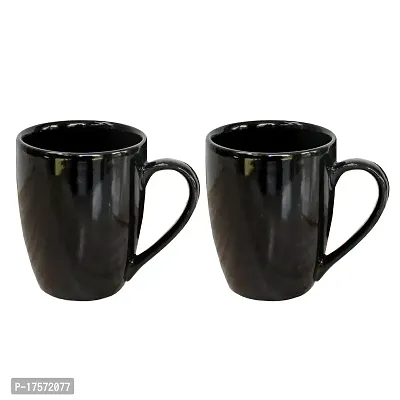 Trunkin' Mugs Set of 2 || Ceramic Mugs || Tea Mugs || Coffee Mugs || Microwave Safe || Black || 5x4.25 Inch-thumb2