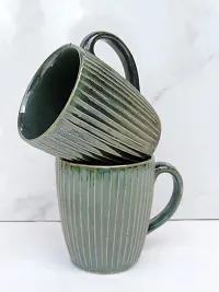 Trunkin' Green Ceramic Mug Set of 2-thumb3