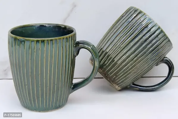 Trunkin' Green Ceramic Mug Set of 2-thumb3