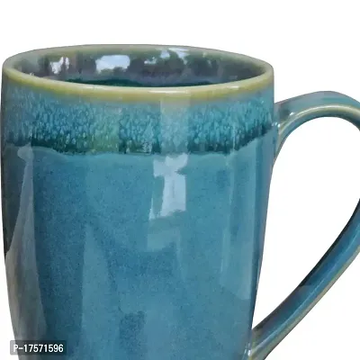 Trunkin' Mugs Set of 2 || Ceramic Mugs || Green || Tea Mugs || Coffee Mugs || Microwave Safe || 4.5x4.25 Inch-thumb4