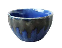 Trunkin' Blue Dinnerware Katori Bowl - Set of 4 - 4x2.25 Inch-thumb4