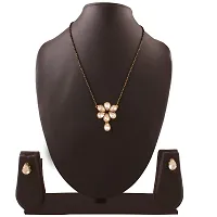 JN HANDICRAFT? JN HANDICRAFT? Gold Plated Pendant Mangalsutra ,Black Beaded Chain Bridal Mangalsutra for Women-thumb2