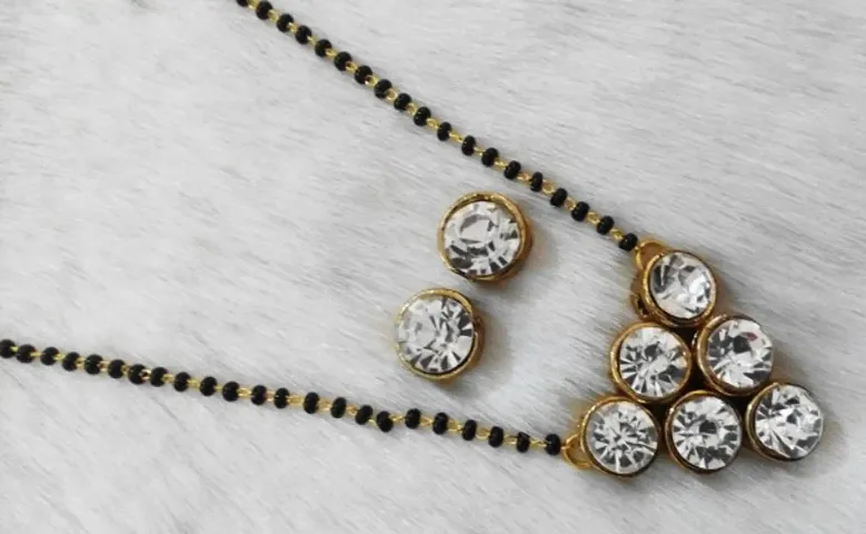 Partywear Designer Kundan Mangalsutra Set