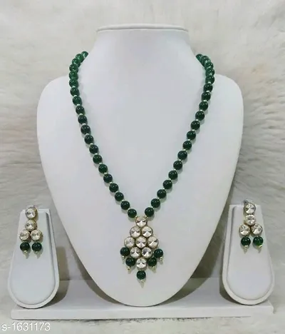 Partywear Beads Necklace Set for Women