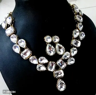 Kundan Necklace With Earrings