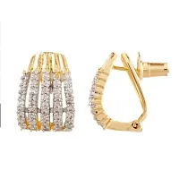 Gilher Daily Wear American Diamond Earrings For Women And Girl-thumb1