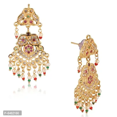 Beautiful Real look Traditional Jadau Earrings for Women And Girl.-thumb2