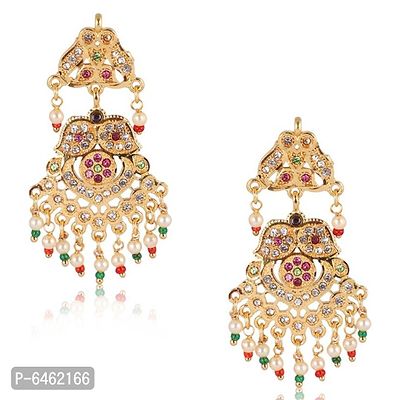Beautiful Real look Traditional Jadau Earrings for Women And Girl.-thumb3