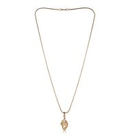 Fancy Gold Plated Daily Wear Chain Locket For Women And Girl-thumb2