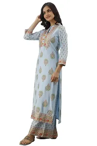 DMP FASHION Women's Rayon Kurta Palazzos Set-thumb1