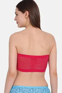 Non Padded Tube Top Bandeau Strapless Tube Bra-thumb3