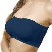 Non Padded Tube Top Bandeau Strapless Tube Bra  PACK  OF  2-thumb2