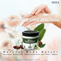 Natural Body Butter For Nourished, Moisturized, Hydrated And Even Skin Tone - 100gms-thumb1