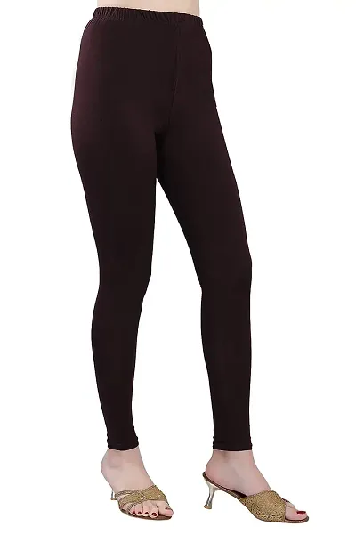 Fancy Womens Cotton Lycra Solid Leggings