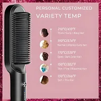 Electric Straight Comb Hair Straightener/Hair Brush For Women-FH909 (Multicolor)-thumb3