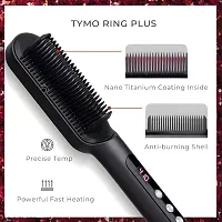 KEMEI Original Electric Straight Comb Hair Straightener/Hair Brush For Women-FH909 (Multicolor)-thumb1
