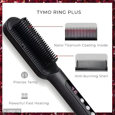 KEMEI Original Electric Straight Comb Hair Straightener/Hair Brush For Women-FH909 (Multicolor)-thumb2