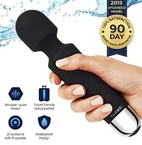 Rechargeable Personal Massager - Quiet  Waterproof - 20 Patterns  8 Speeds - Travel Bag Included - Men  Women - Perfect for Tension Relief, Muscle, Back, Soreness, Recovery-thumb2