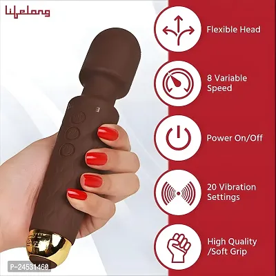 DESIRE Massager With 20 Vibration Patterns and 8 Speeds For Female Satisfaction And Body Relaxation-thumb5