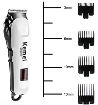 Trimmer AT- 538 Hair trimmer for men Shaver Rechargeable Hair Machine adjustable for men Beard Hair Trimmer, beard trimmers for men, beard trimmer for men with 4 combs (Black-thumb2