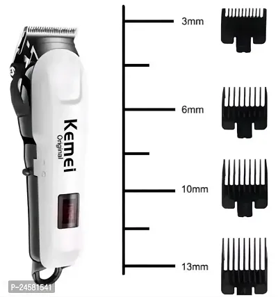 Trimmer AT- 538 Hair trimmer for men Shaver Rechargeable Hair Machine adjustable for men Beard Hair Trimmer, beard trimmers for men, beard trimmer for men with 4 combs (Black-thumb3