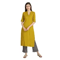 Stylish Fancy Cotton Kurta With Bottom Wear Set For Women-thumb1