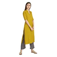 Stylish Fancy Cotton Kurta With Bottom Wear Set For Women-thumb3