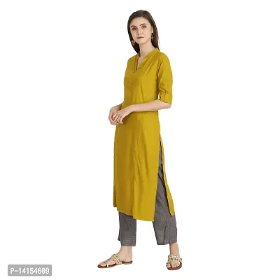 Stylish Fancy Cotton Kurta With Bottom Wear Set For Women-thumb3