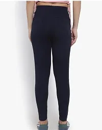 Stylish Denim Solid Jeans For Women-thumb1