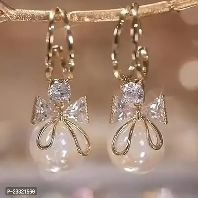 Fancy Brass Earrings for Women-thumb2