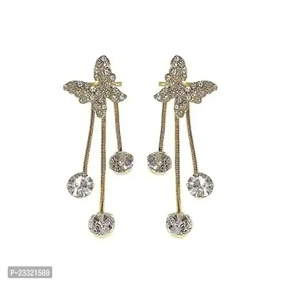 Fancy Brass Earrings for Women-thumb0