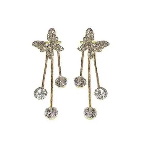 Fancy Brass Earrings for Women