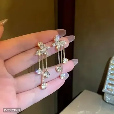Fancy Brass Earrings for Women-thumb2
