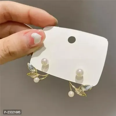 Fancy Brass Earrings for Women-thumb2