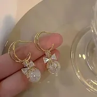 Fancy Brass Earrings for Women-thumb1