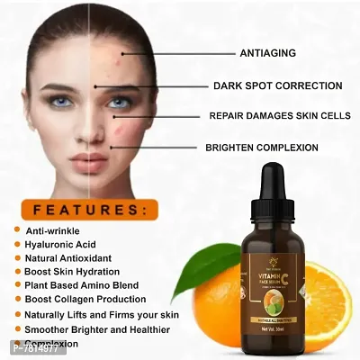 FAIR INDIANS Vitamin C Face Serum for face Whitening , Glowing ,Anti ageing-thumb4