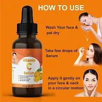 FAIR INDIANS Vitamin C Face Serum for face Whitening , Glowing ,Anti ageing (30ML)-thumb1