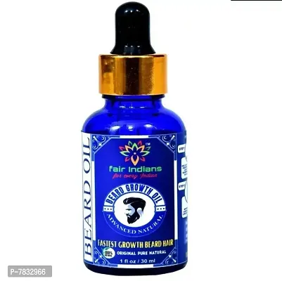 FAIR INDIANS BEARD GROWTH OIL Advanced natural Beard GROWHT Booster oil 30 mil Hair Oil  (30 ml)-thumb3