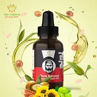 FAIR INDIANS BEARD GROWTH OIL Advanced natural Beard GROWHT Booster oil 30 mil Hair Oil  (30 ml)-thumb2