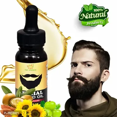 FAIR INDIANS BEARD GROWTH OIL Advanced natural Beard GROWHT Booster oil 30 mil Hair Oil  (30 ml)-thumb0