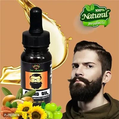 FAIR INDIANS BEARD GROWTH OIL Advanced natural Beard GROWHT Booster oil 30 mil Hair Oil  (30 ml)-thumb2