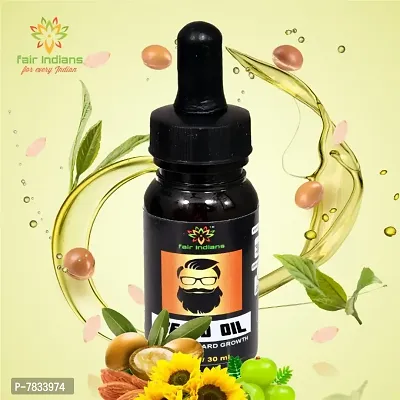 FAIR INDIANS BEARD GROWTH OIL Advanced natural Beard GROWHT Booster oil 30 mil Hair Oil  (30 ml)-thumb3