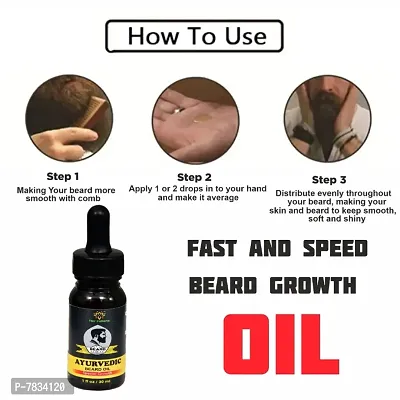 FAIR INDIANS BEARD GROWTH OIL Advanced natural Beard GROWHT Booster oil 30 mil Hair Oil  (30 ml)-thumb4