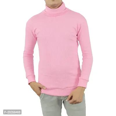Reliable Pink Cotton Solid Tshirt For Men